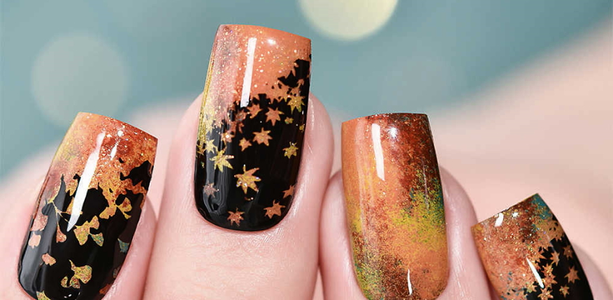 Autumn Leaves nail
