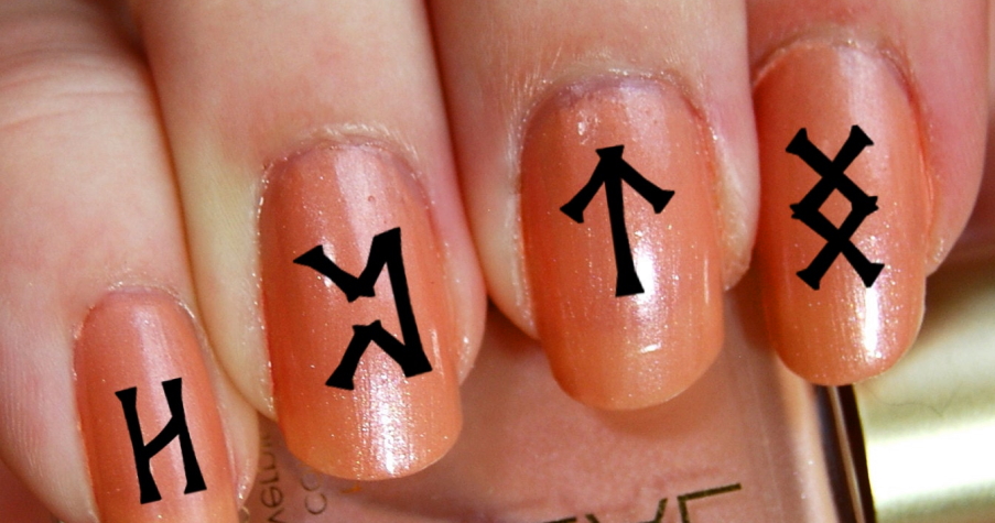 A Review on Nordic Runes Nail Art > Makeup by Kelly McClain